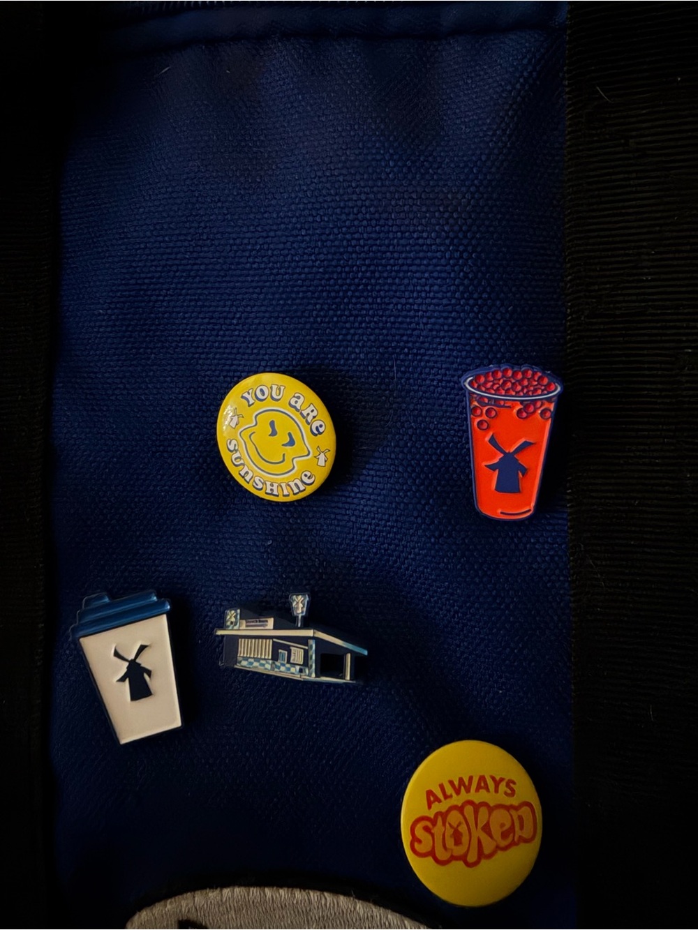 Dutch Bros Pins - Yellow & Red Accent Accessories